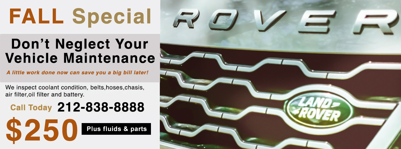 Land Rover Service|Land Rover Maintenance|Land Rover Repair NYC